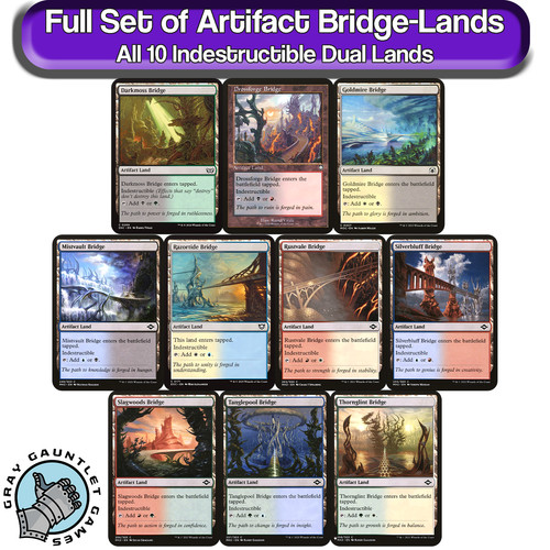 Artifact bridge dual lands - dual, mtg