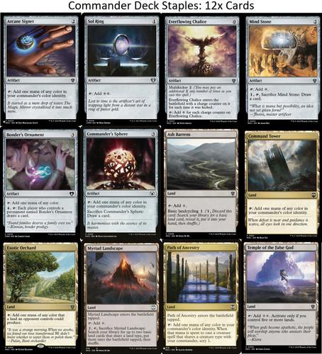 Commander deck staple set - deck,