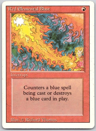 Red elemental blast common - red,