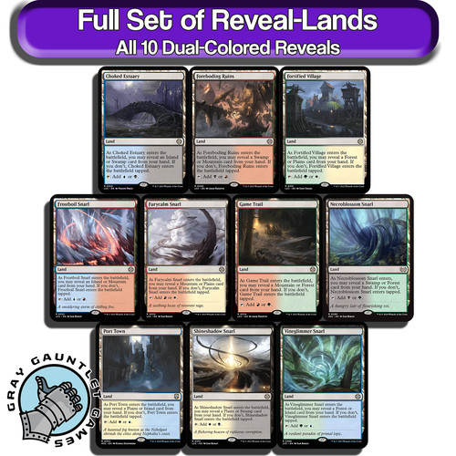 Reveal lands mtg dual - reveal,