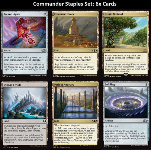 Commander staples cards - commander,