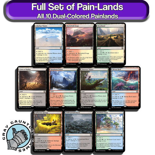 Pain lands mtg dual - dual, full