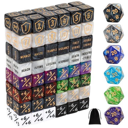 102 pieces mtg dice - 102,