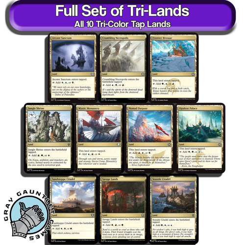 Tri lands mtg full - full, set