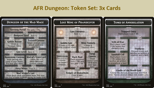Mtg dungeon tokens cards 1 - tokens, (1